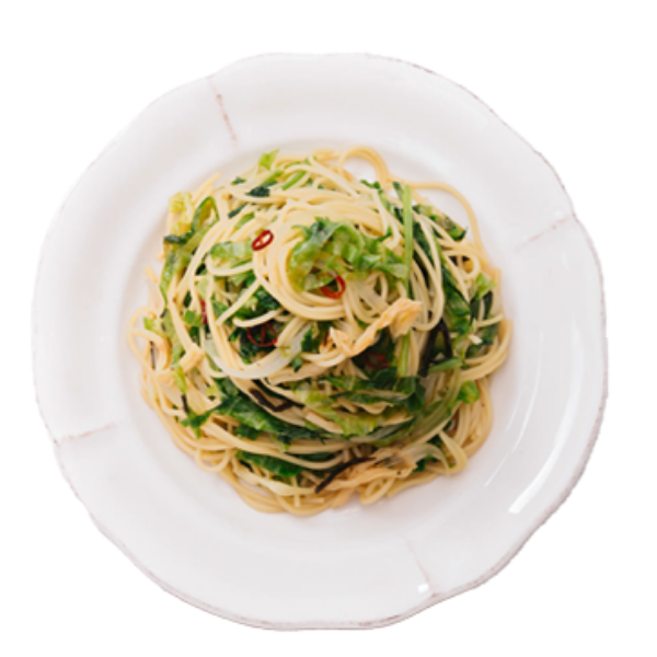 春野菜のペペロンチーノ